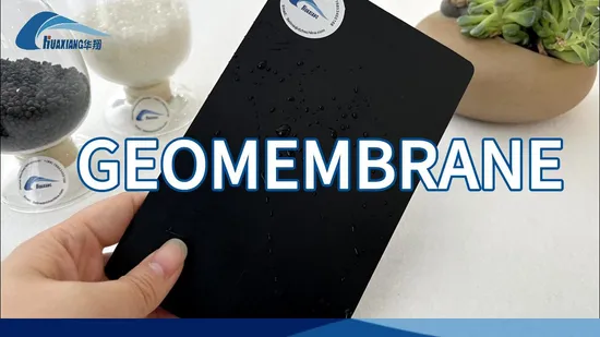 Thickness 0.2- 3.0mm Anti-Seepage Textured/Smooth HDPE Geomembrane for Foundation Reinforcement of Highways