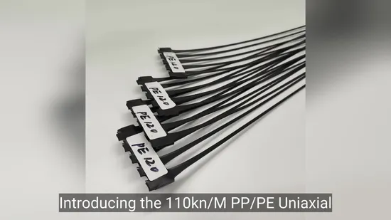 Chuangwan New Materials 30kn Welded Uniaxial Polymer Coated Pet Geogrid